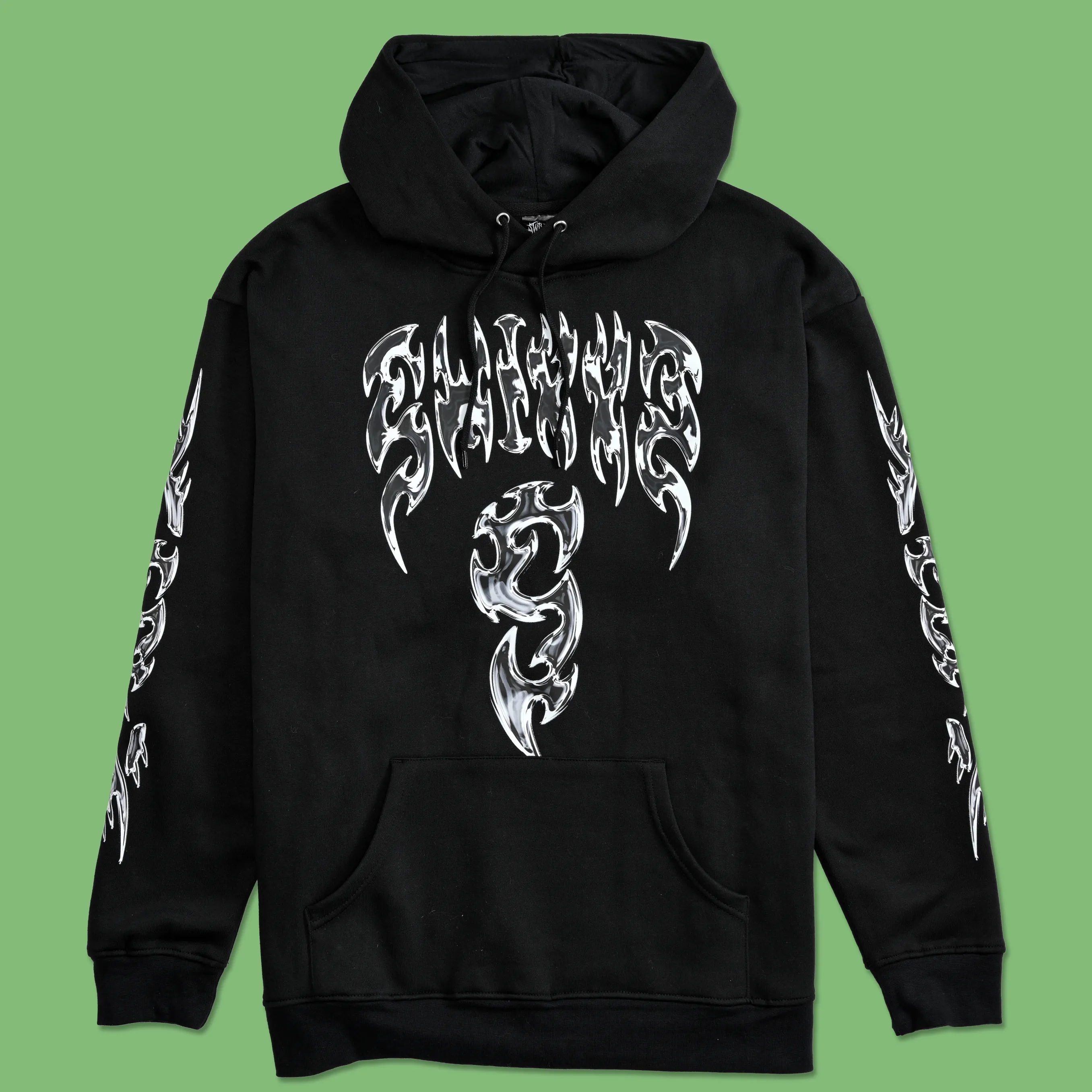 Chrome Oversized Hoodie sold by SWIXXZ by Maggie Lindemann