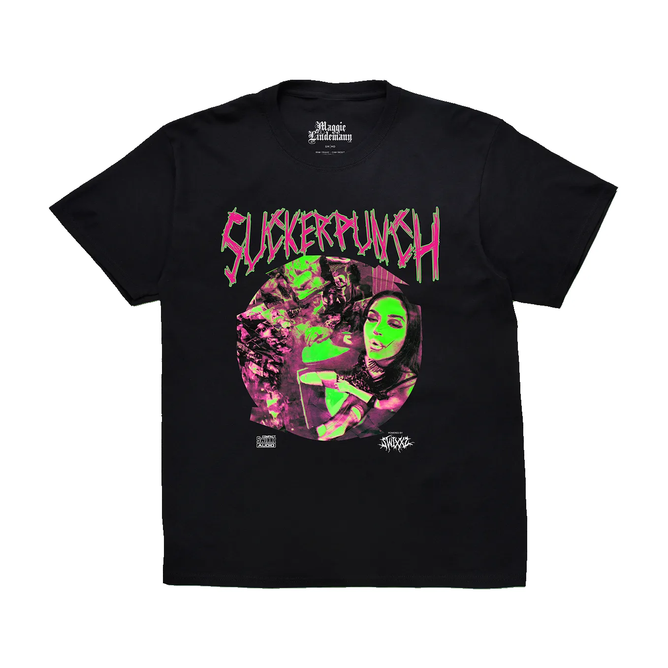 SWIXXZWORLD SUCKERPUNCH Collage Tee (red) sold by SWIXXZ by Maggie Lindemann