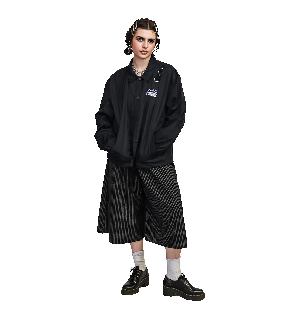 Flame Logo Coaches Jacket sold by SWIXXZ by Maggie Lindemann