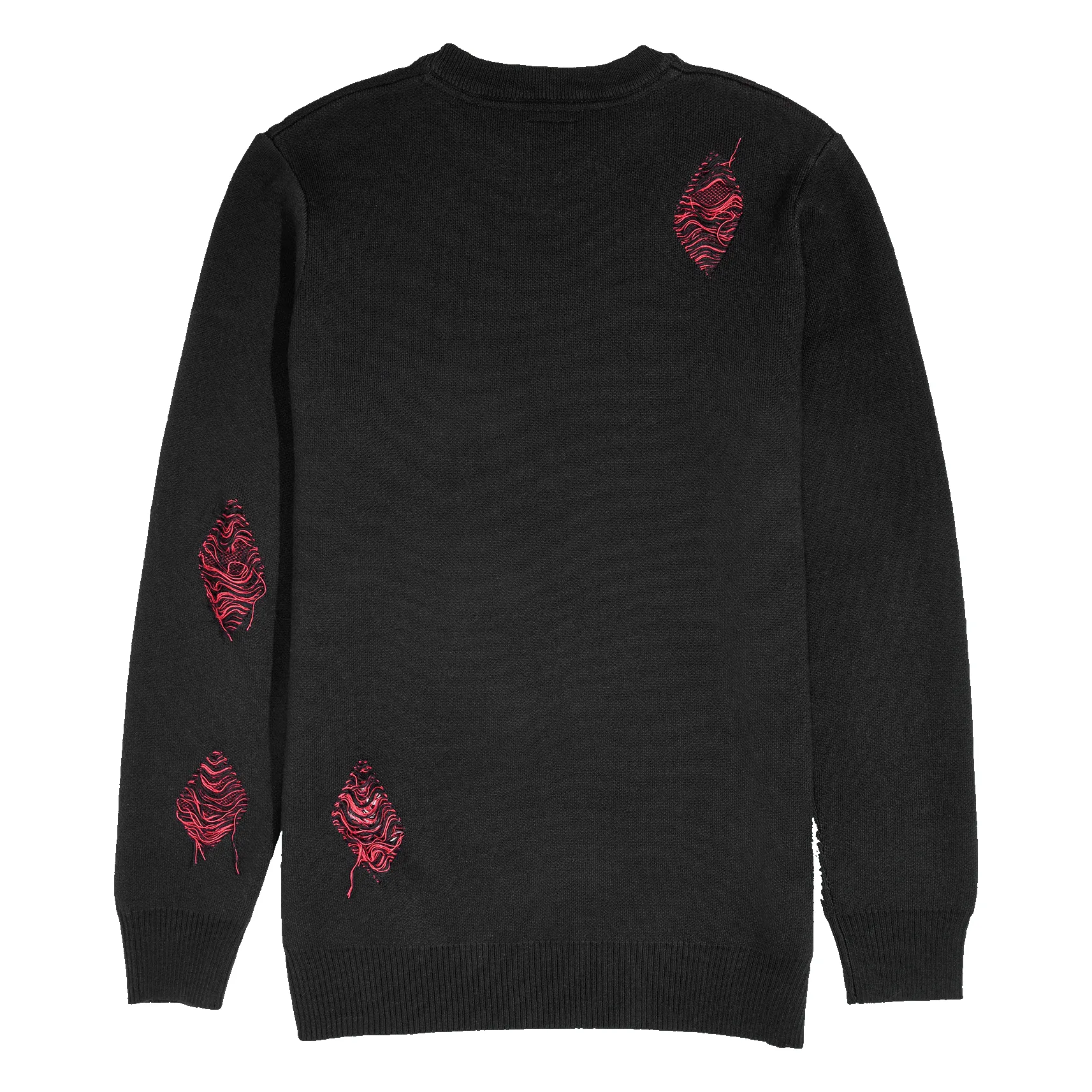 swixxzaudio Spider Black Distressed Sweater sold by SWIXXZ by Maggie Lindemann product image thumbnail 3