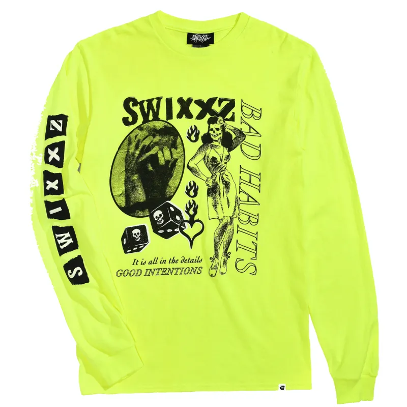 Flash Sheet Long Sleeve Tee sold by SWIXXZ by Maggie Lindemann