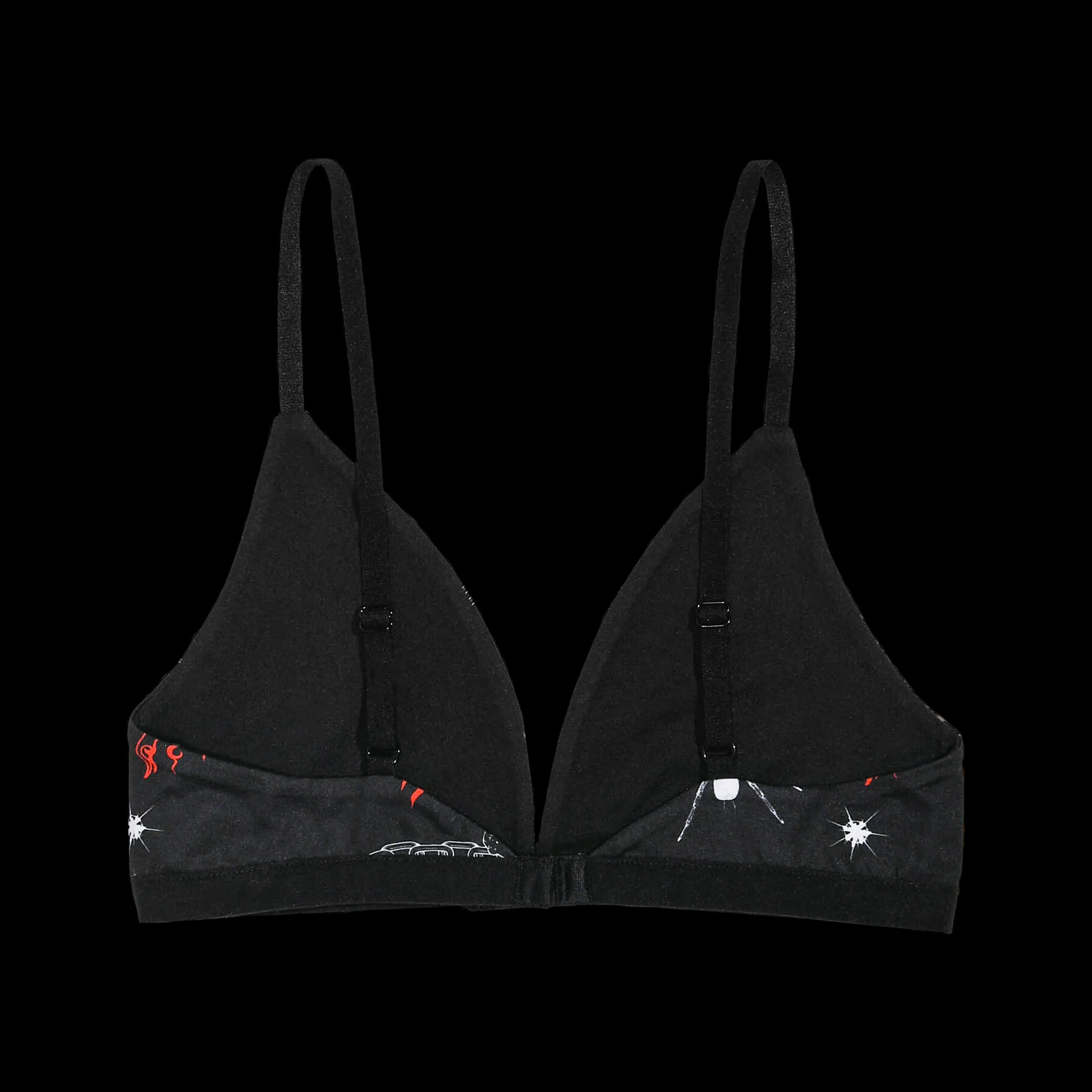 Trouble AOP Bralette sold by SWIXXZ by Maggie Lindemann product image thumbnail 2
