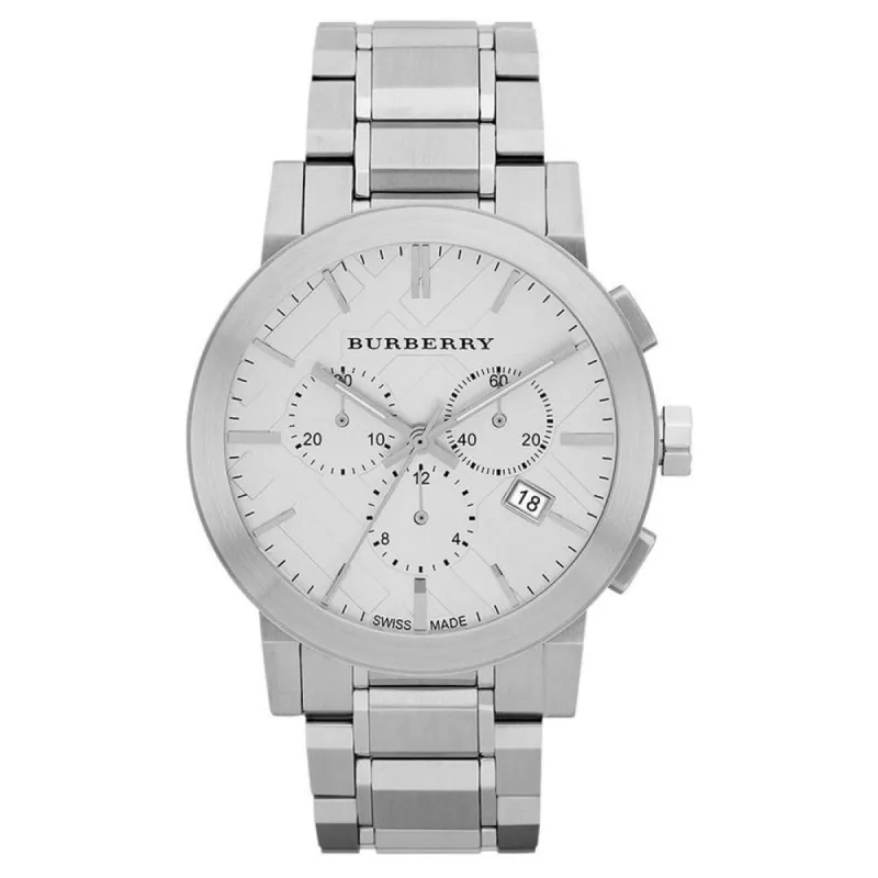 Burberry BU9350 Large Check Stainless Steel Bracelet Men's Watch made by Burberry