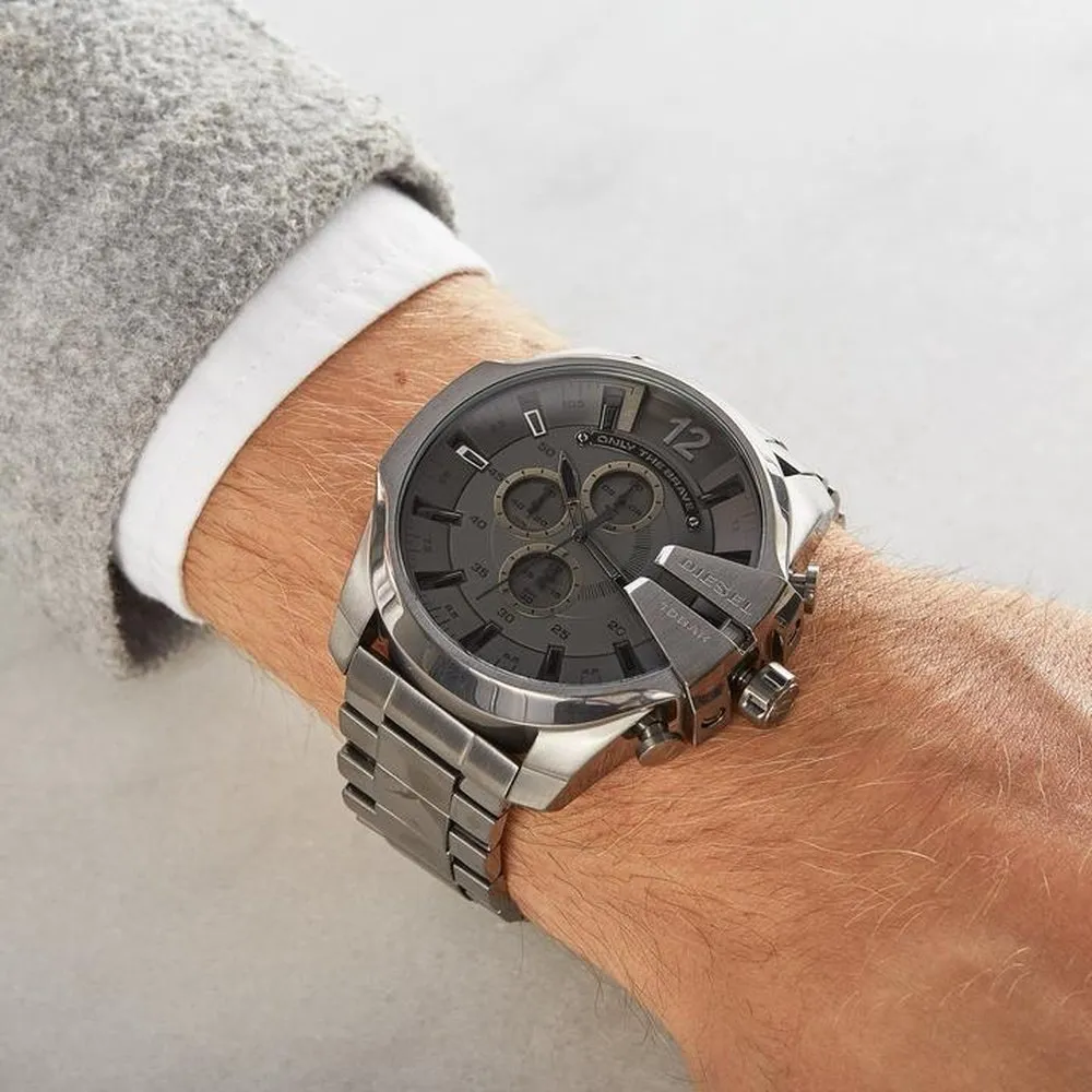 Diesel DZ4282 Chronograph Grey Dial Gunmetal Men's Watch sold by Watch & Watch product image thumbnail 4