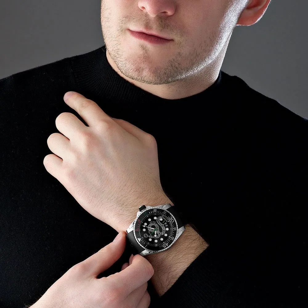 Gucci YA136217 Black Snake Dial Men's Watch sold by Watch & Watch product image thumbnail 4