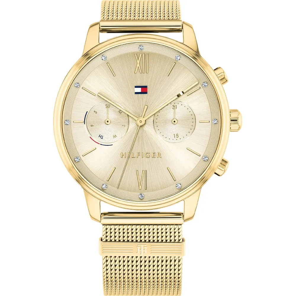 Tommy Hilfiger 1782302 Ladies Blake Gold Mesh Watch sold by Watch & Watch