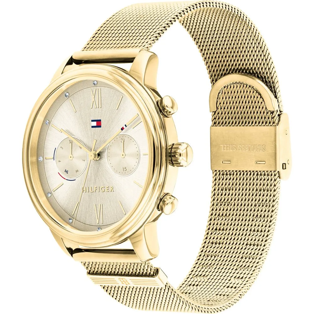 Tommy Hilfiger 1782302 Ladies Blake Gold Mesh Watch sold by Watch & Watch product image thumbnail 3