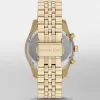 Michael Kors MK8286 Black Dial Lexington Gold Men's Watch sold by Watch & Watch