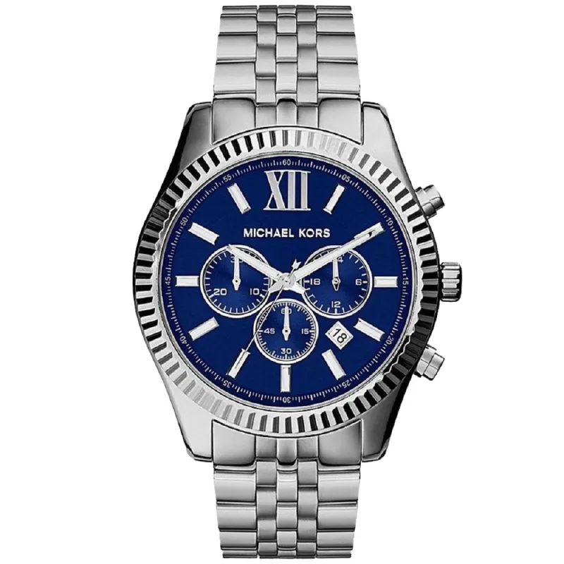 Michael Kors MK8280 Lexington Blue Dial Men's Watch sold by Watch & Watch