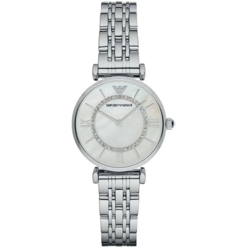 Emporio Armani AR1908 Classic Mother Of Pearl Dial Ladies Watch sold by Watch & Watch