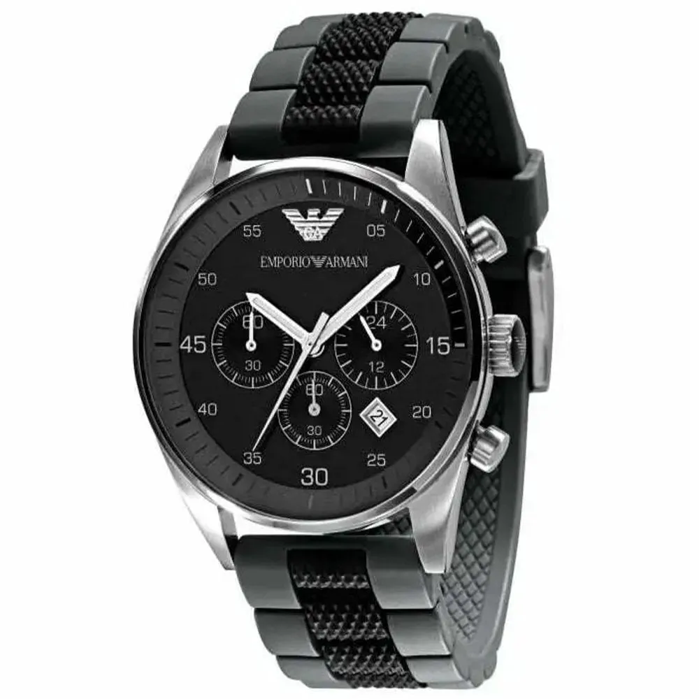 Emporio Armani AR5866 Men's Sportivo Watch Black sold by Watch & Watch product image thumbnail 3
