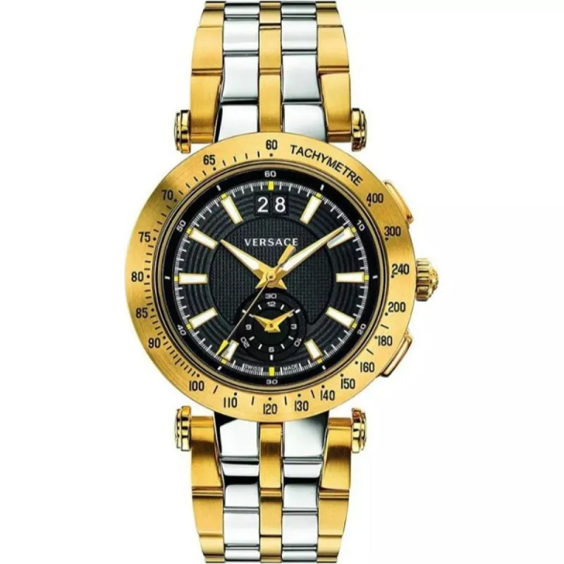 Versace VAH020016 Men's V-RACE Two-Tone Quartz Watch sold by Watch & Watch