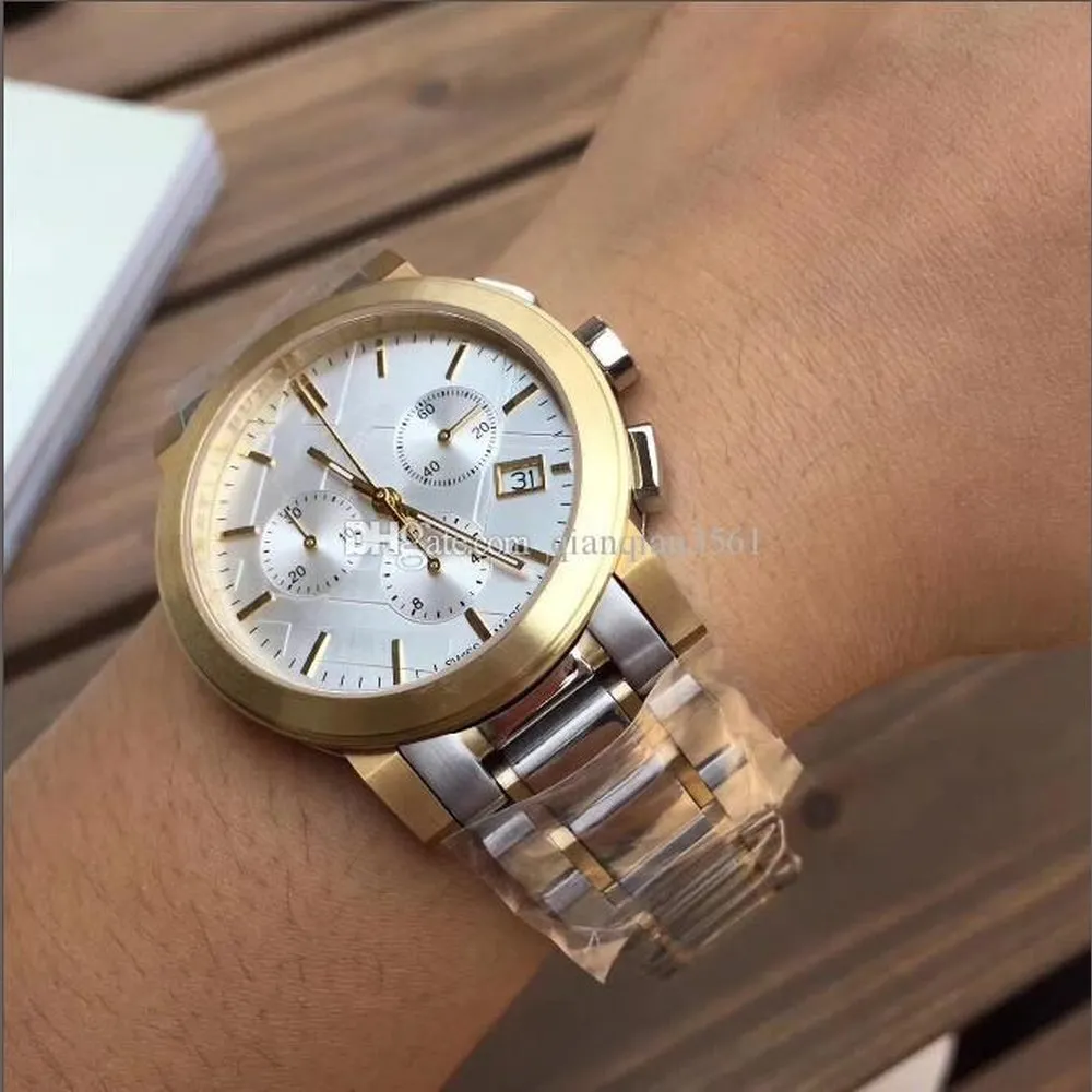 Burberry BU9751 The City Two-Tone Chronograph Unisex Watch sold by Watch & Watch product image thumbnail 4