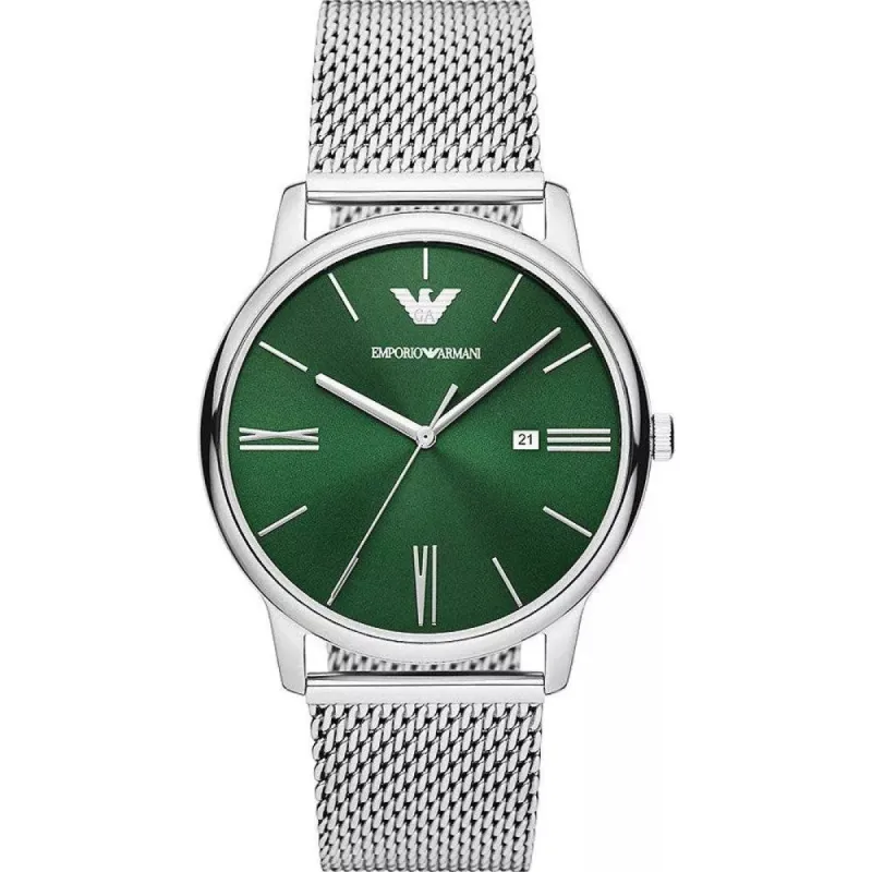 Emporio Armani AR11578 Minimalist Green Dial Men’s Watch sold by Watch & Watch