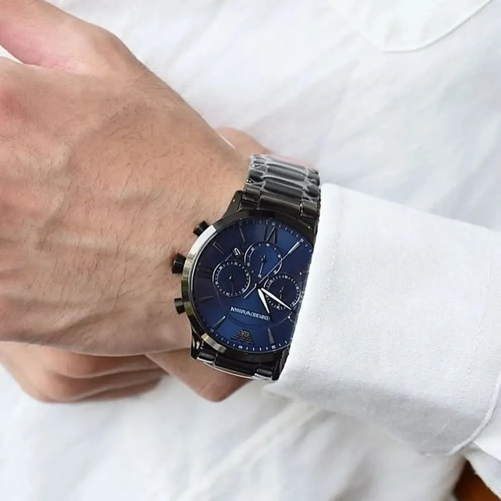 Emporio Armani AR11348 chronograph Stainless Steel Men's Watch sold by Watch & Watch product image thumbnail 4