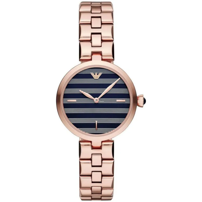 Emporio Armani AR11220 Rose Gold Steel 316 L Analog Quartz Women's Watch sold by Watch & Watch