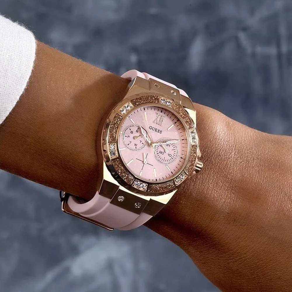 Guess W1053L3 Limelight Crystal Pink Dial Ladies Watch sold by Watch & Watch product image thumbnail 3
