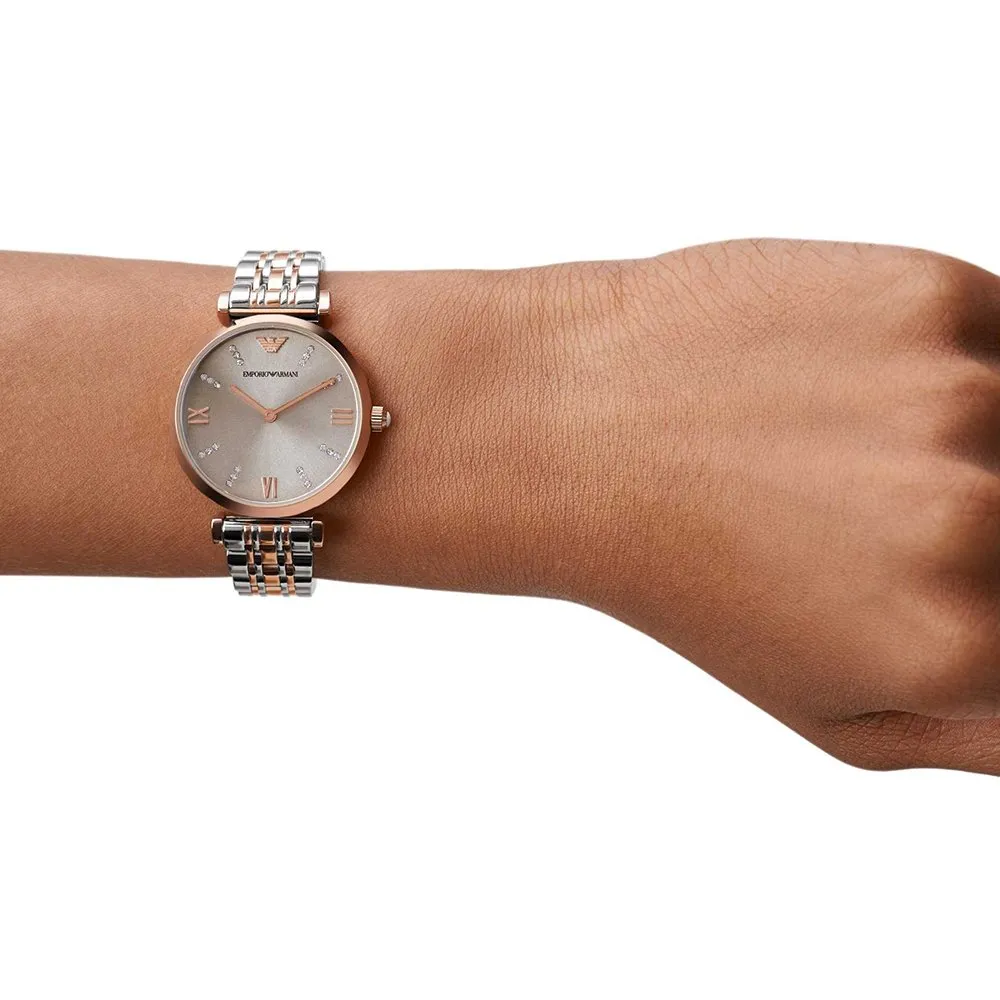 Emporio Armani AR1840 Two Tone Gianni Stainless Steel Ladies Watch sold by Watch & Watch product image thumbnail 4