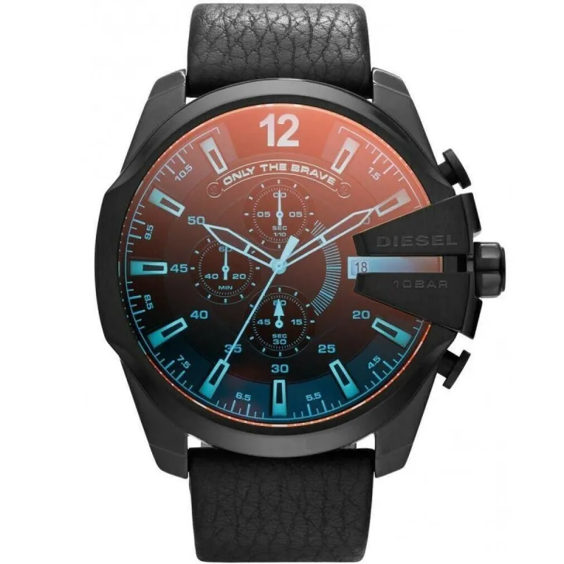 Diesel DZ4323 Mega Chief Chronograph Black Dial Men's Watch sold by Watch & Watch