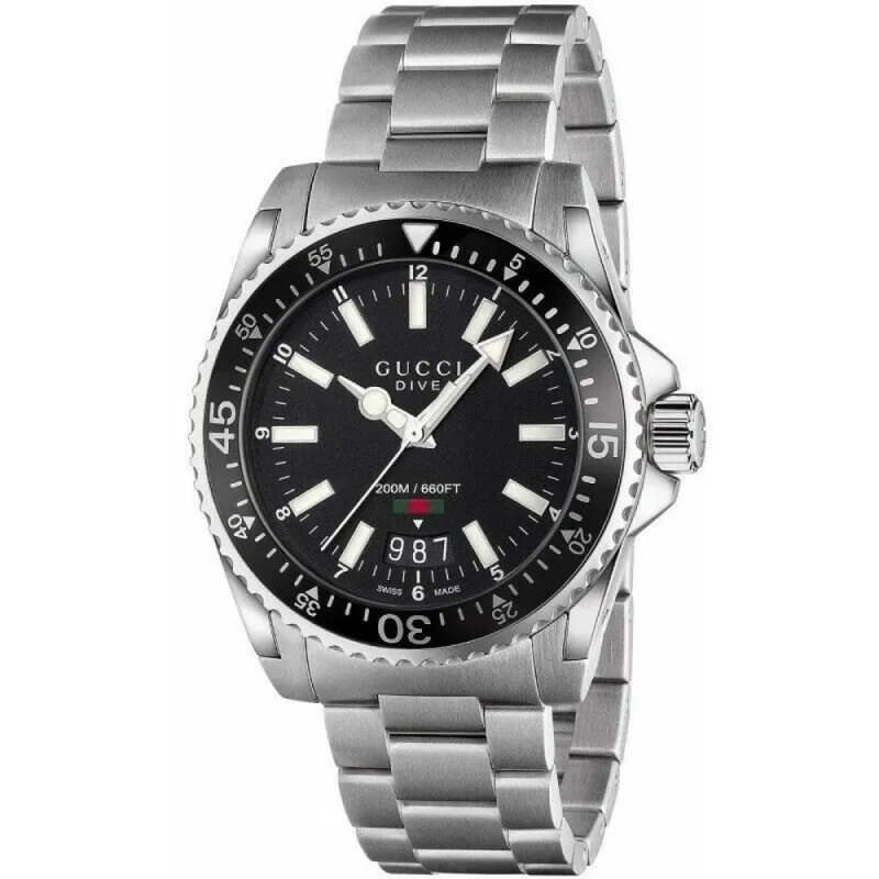 Gucci YA136301-45 Dive 45mm Men's Watch sold by Watch & Watch