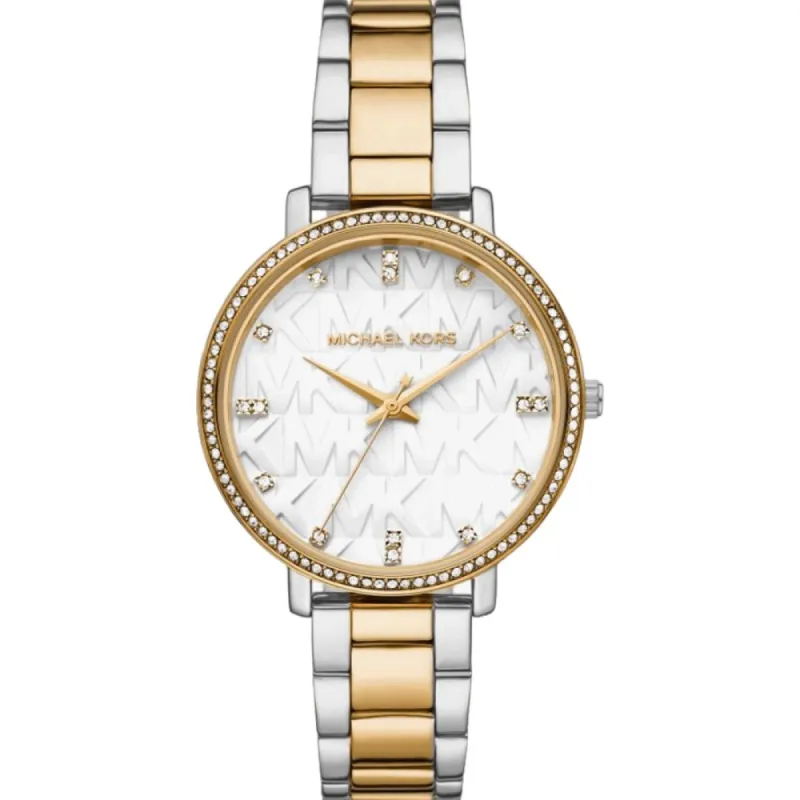 Michael Kors MK4595 Pyper Two-Tone Bracelet Ladies Watch sold by Watch & Watch
