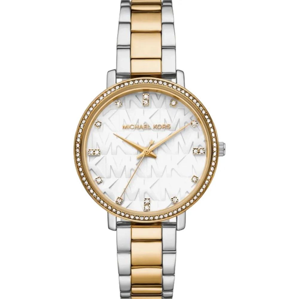 Michael Kors MK4595 Pyper Two-Tone Bracelet Ladies Watch sold by Watch & Watch