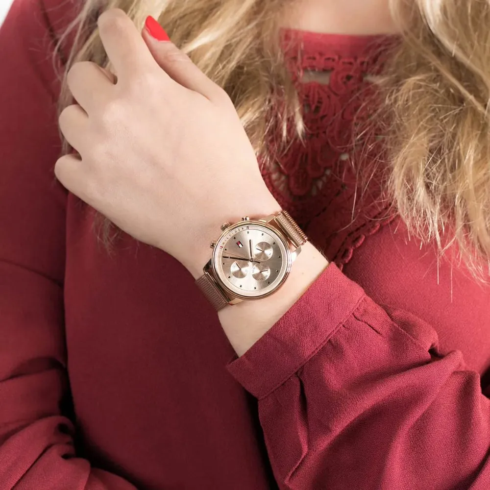 Tommy Hilfiger 1781907 Chronograph Rose Gold Ladies Watch sold by Watch & Watch product image thumbnail 3