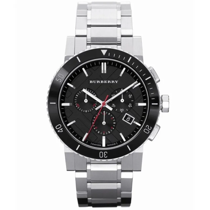Burberry BU9380 Men's Watch 42mm The City Silver made by Burberry