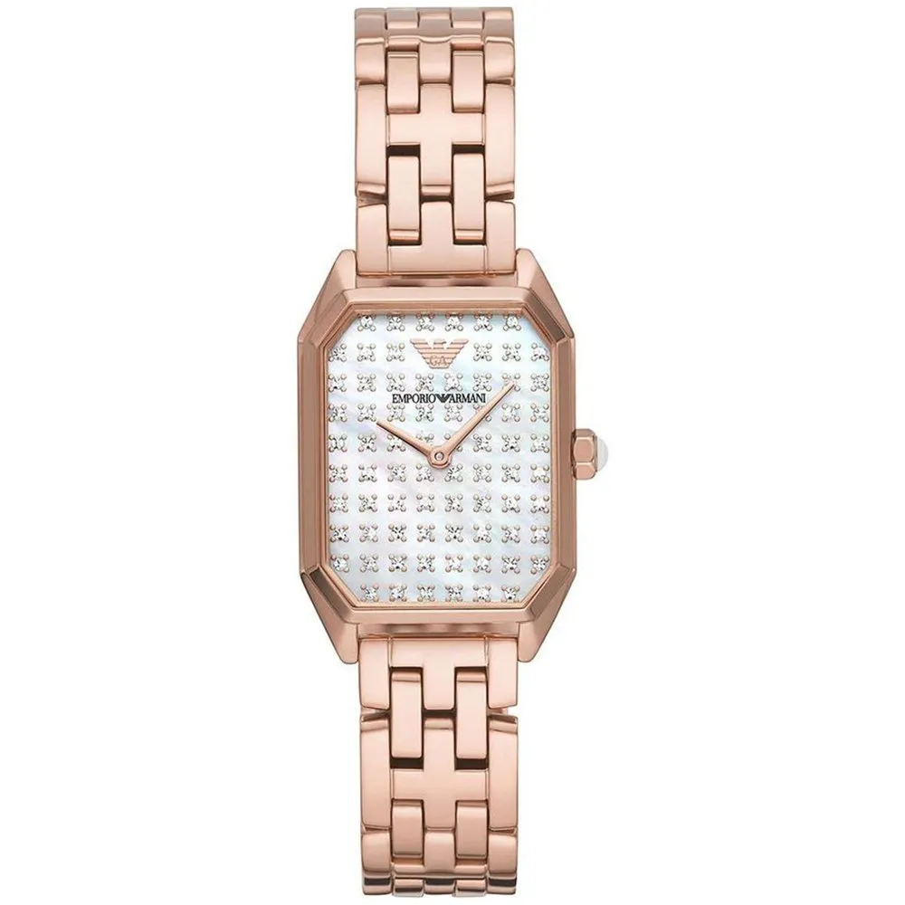 Emporio Armani AR11389 Two Hand Rose Gold Tone Women's Watch sold by Watch & Watch