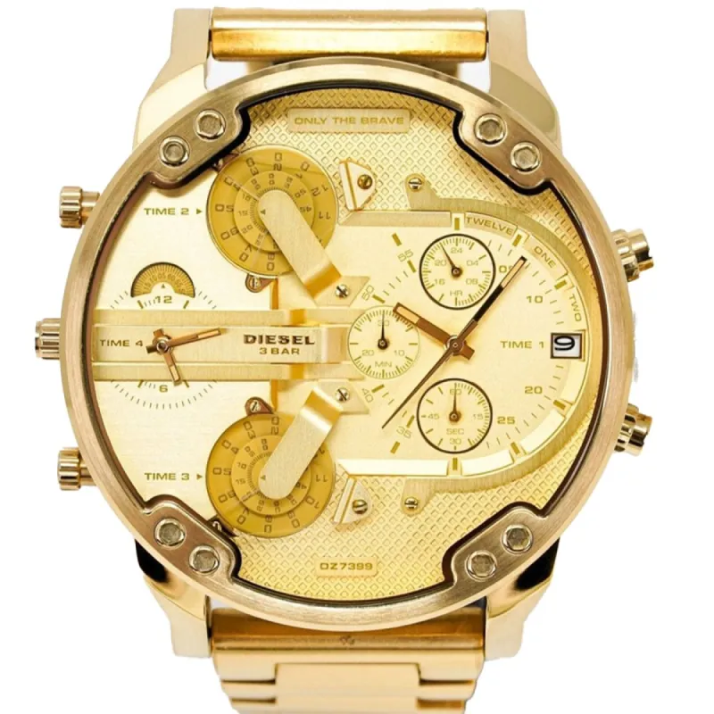 Diesel DZ7399 Mr Daddy 2.0 Yellow Gold Men's Watch made by Diesel