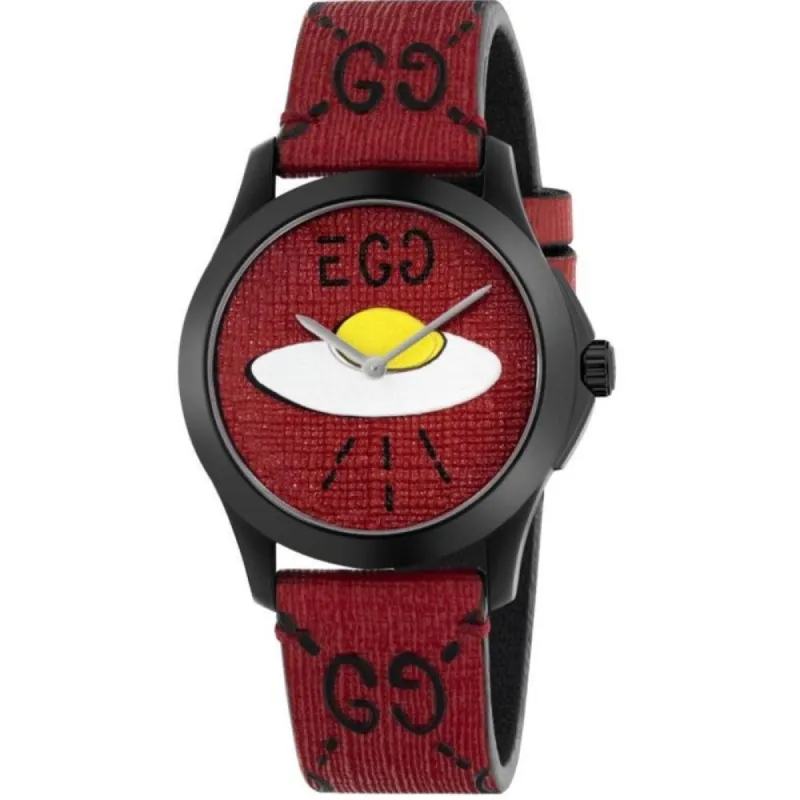 Gucci YA1264023 G-Timeless UFO Red Dial Men's Watch sold by Watch & Watch
