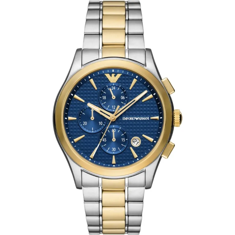 Emporio Armani AR11579 Paolo Two-Tone Chronograph Men’s Watch sold by Watch & Watch