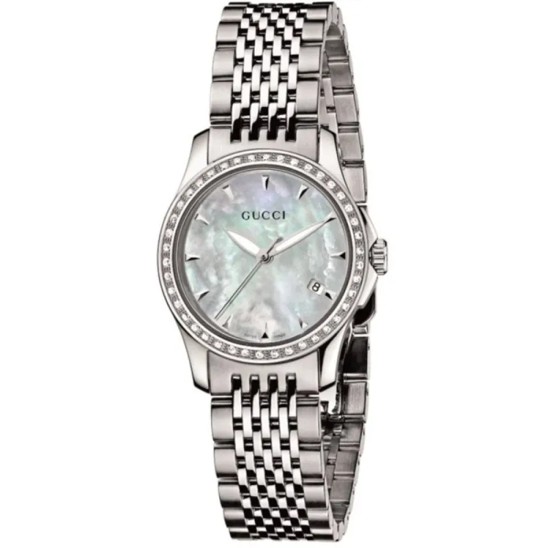 Gucci YA126506 G-Timeless Mother Of Pearl Ladies Watch sold by Watch & Watch