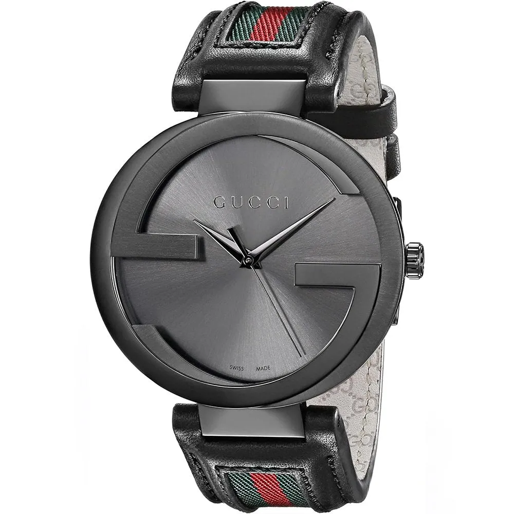 Gucci YA133206 Interlocking 42mm Red and Green Pattern Strap Unisex Watch sold by Watch & Watch