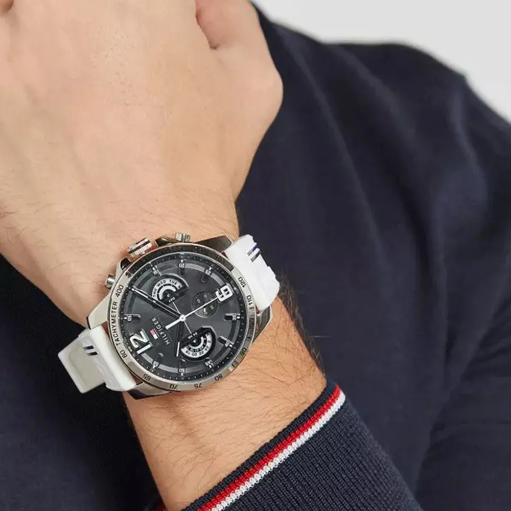 Tommy Hilfiger 1791475 White Decker Men's Watch sold by Watch & Watch product image thumbnail 4