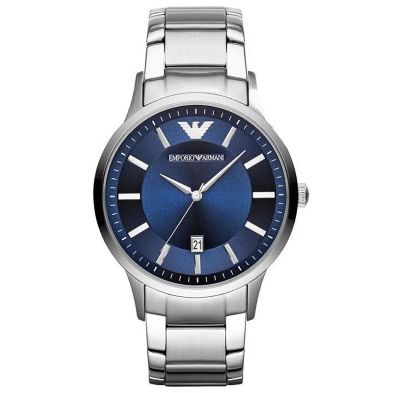 Emporio Armani AR11180 Quartz Blue Dial Men's Watch made by Emporio Armani