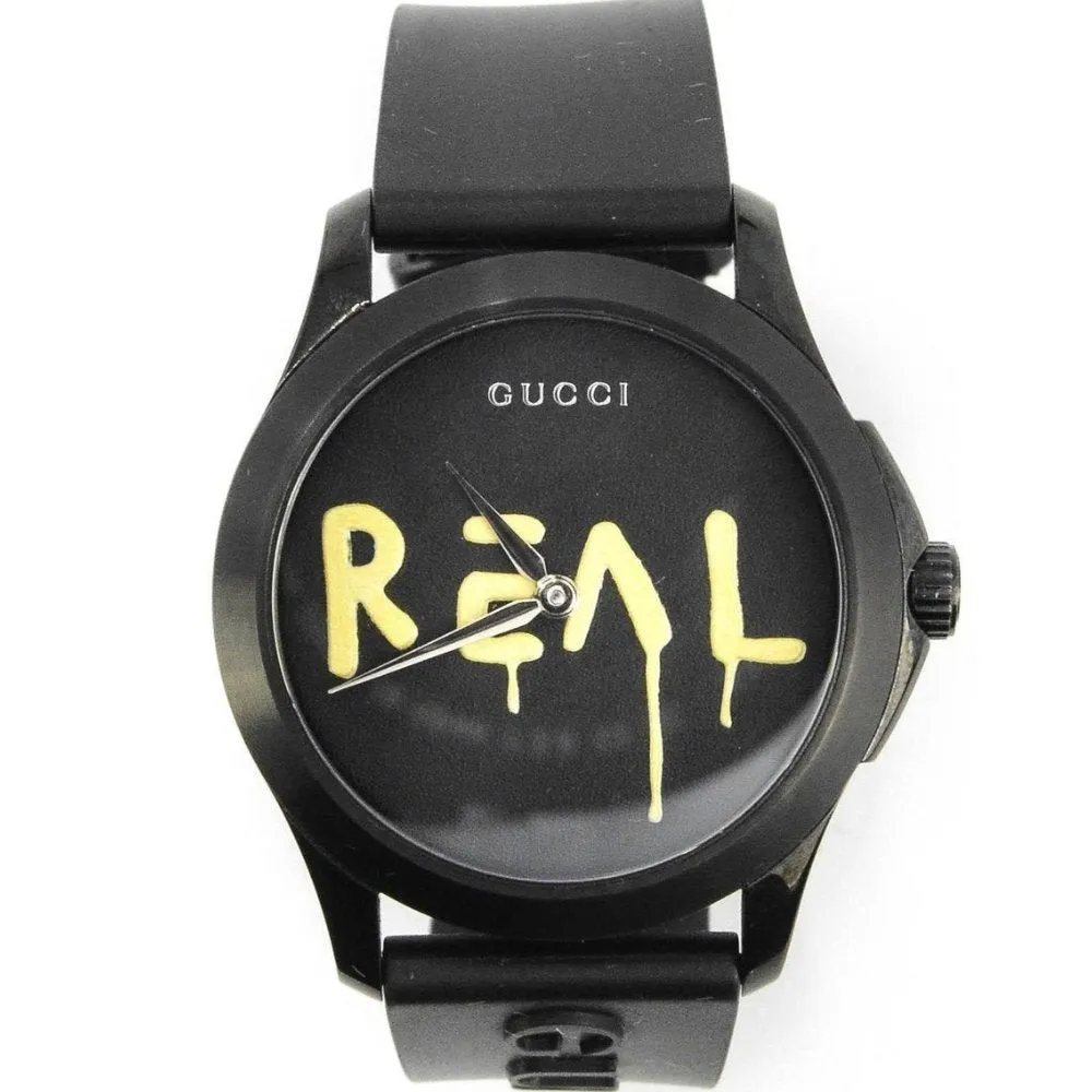 Gucci YA1264017 G-Timeless Black Dial Men's Watch sold by Watch & Watch