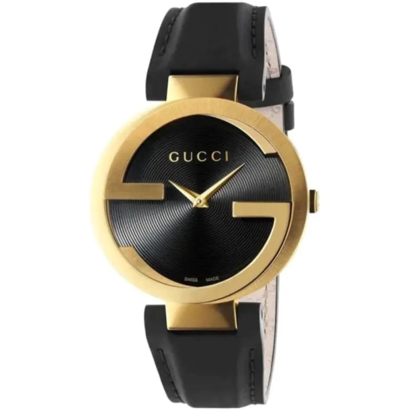 Gucci YA133312 Interlocking Black Dial Unisex Watch sold by Watch & Watch