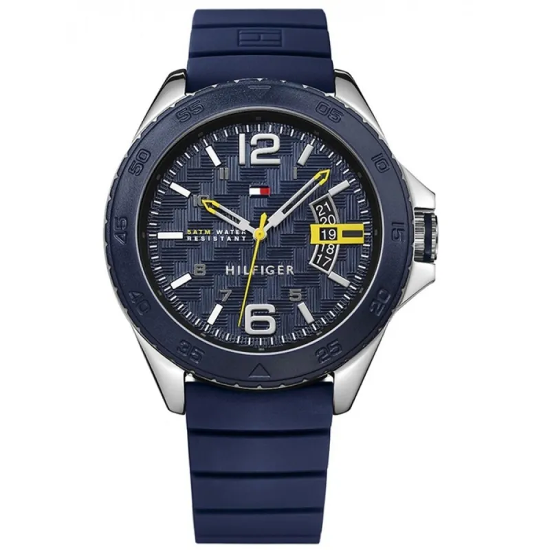 Tommy Hilfiger 1791204 Blue Dial Blue Silicone Men's Watch sold by Watch & Watch