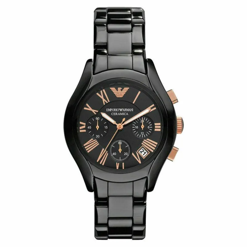 Emporio Armani AR1411 Black Ceramic Women's Watch sold by Watch & Watch