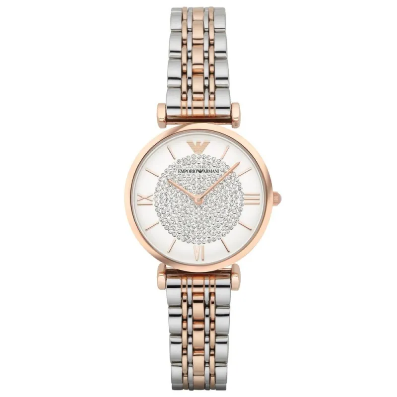 Emporio Armani AR1926 Ladies Watch T-Bar Gianni Two-Tone sold by Watch & Watch