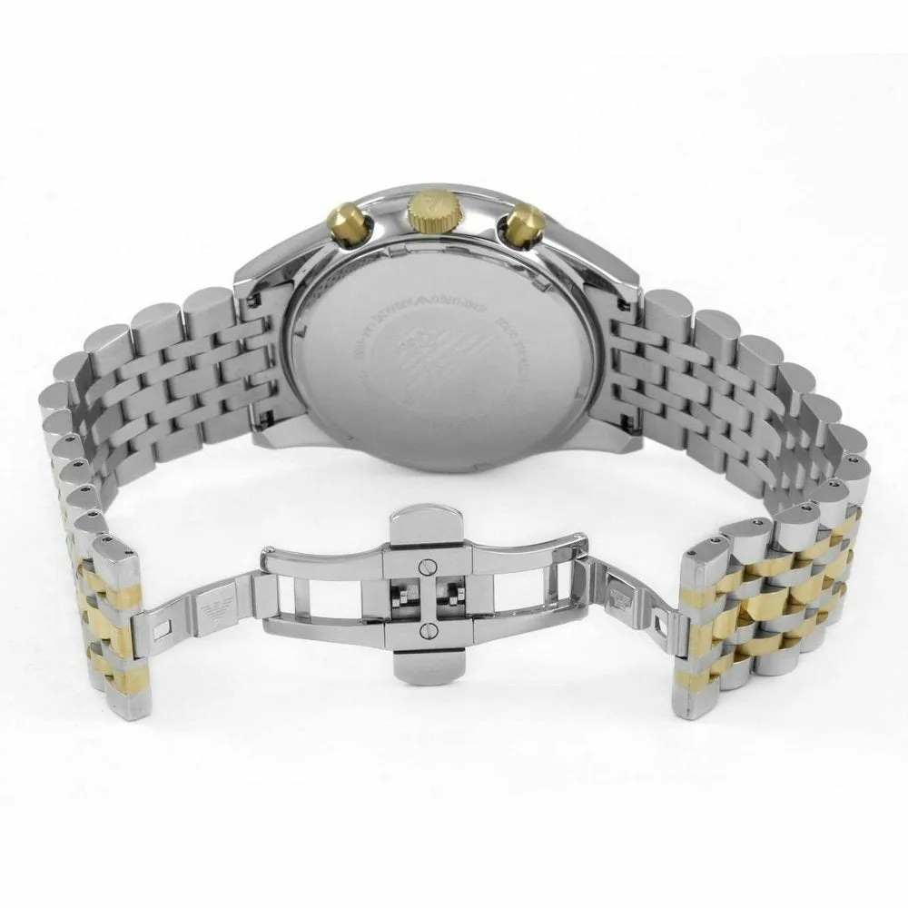 Emporio Armani AR6088 Chronograph Two Tone Stainless Steel Men's Watch sold by Watch & Watch product image thumbnail 3