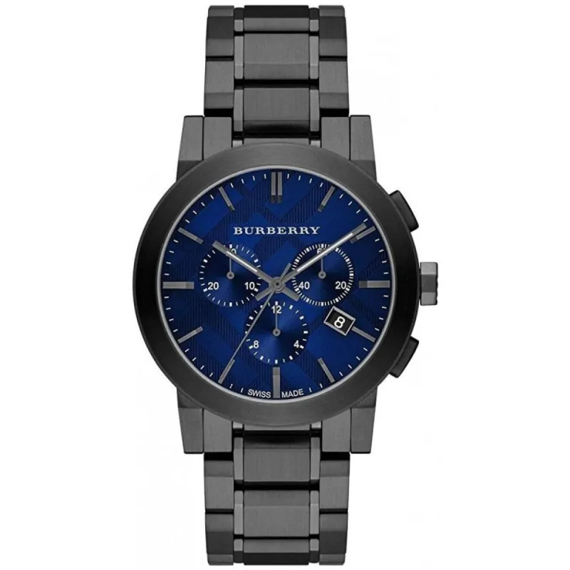 Burberry BU9365 Chronograph The City Gun Metal Men's Watch made by Burberry