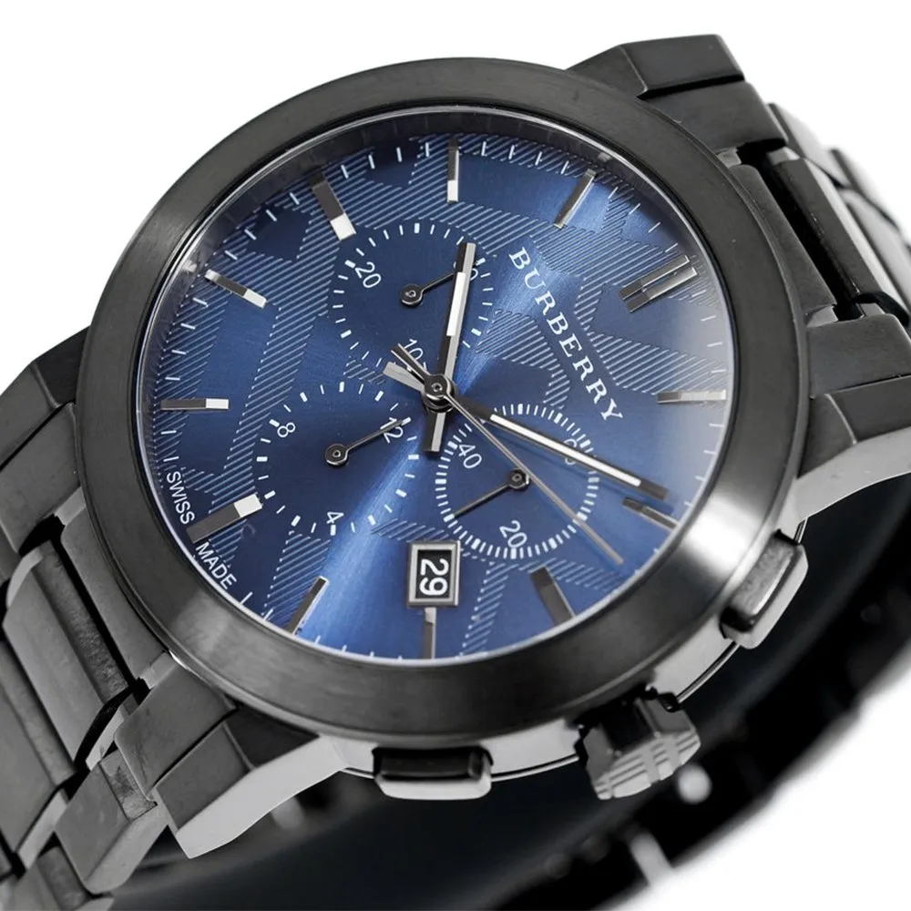 Burberry BU9365 Chronograph The City Gun Metal Men's Watch sold by Watch & Watch product image thumbnail 3