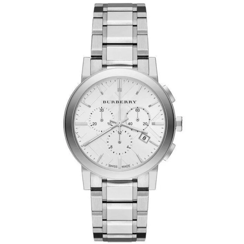 Burberry BU9750 City Chronograph Silver Dial Stainless Steel Women's Watch sold by Watch & Watch
