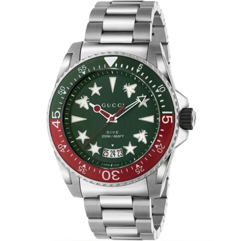 Gucci YA136222 Dive Men's Watch 45mm sold by Watch & Watch