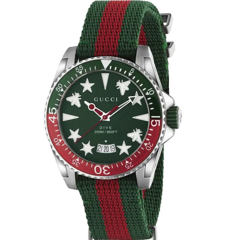 Gucci YA136339 Dive Men's Watch 40mm sold by Watch & Watch