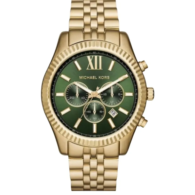 Michael Kors MK8446 Golden Lexington Chronograph Men's Watch sold by Watch & Watch