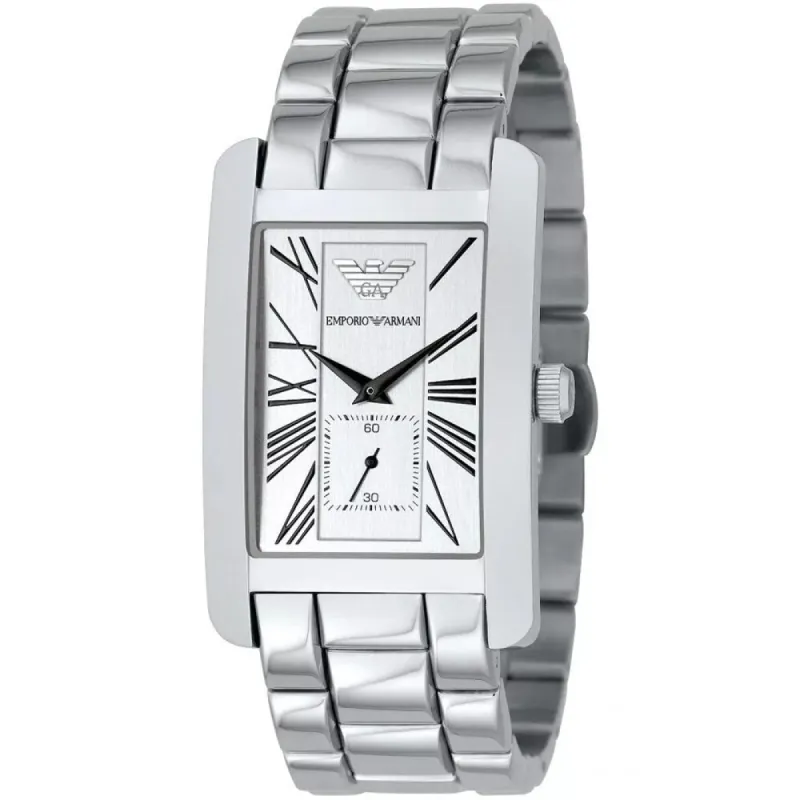 Emporio Armani AR0145 Classic White Dial Men's Watch sold by Watch & Watch