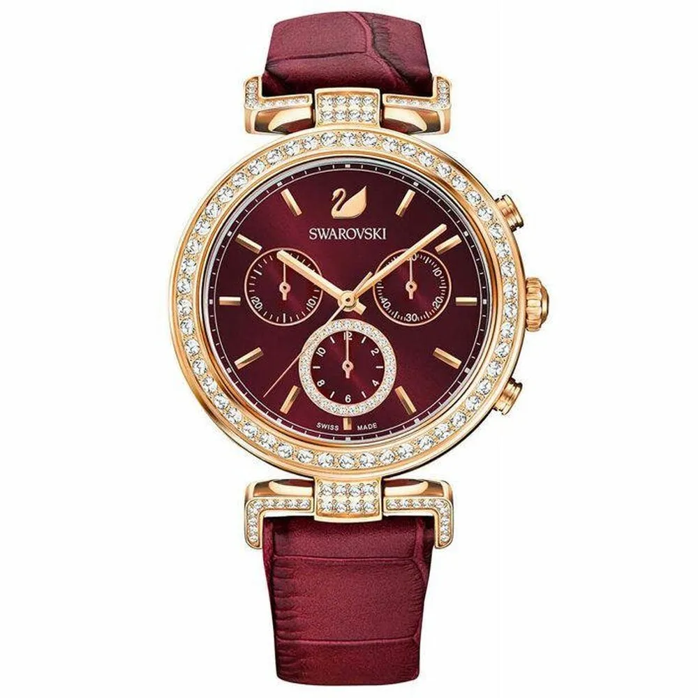 Swarovski 5416701 Era Journey Dark Red Rose-Gold Tone PVD Women's Watch sold by Watch & Watch
